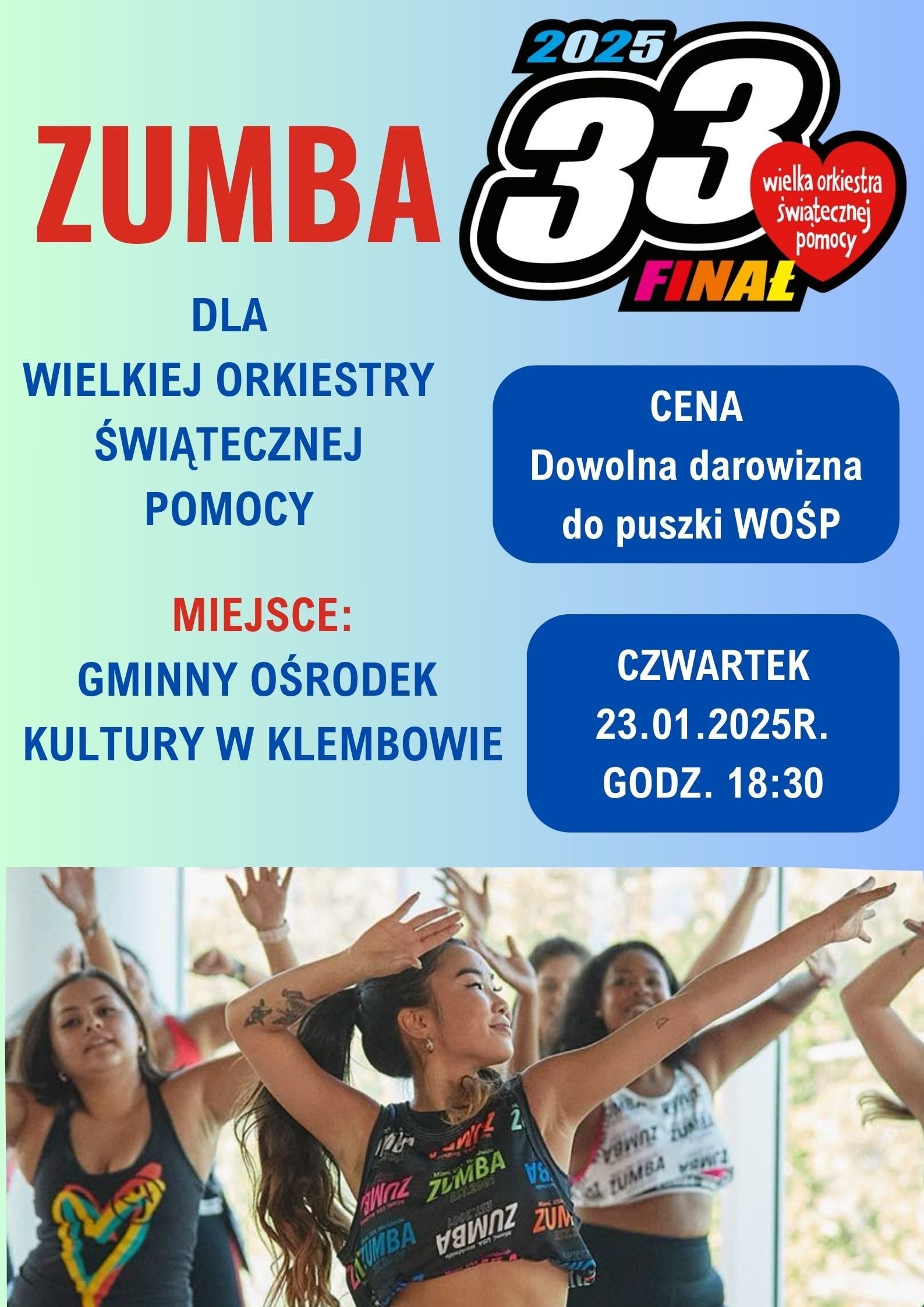 ZUMBA dla WOŚP