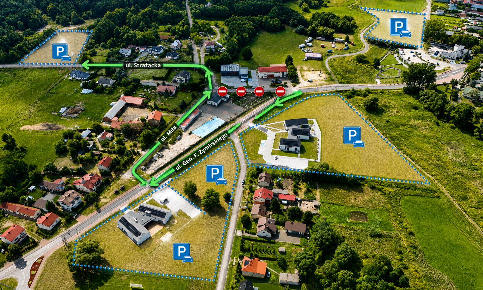 Organizacja ruchu oraz parkingi w trakcie Dożynek 2026